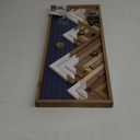 24x10 Wooden Wall Decor Mountain With Metal Hooks