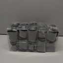 10 x ZOORON Sun Visor Hats for Women Men Wide Brim Sun Hats Women Men Adjustable Ponytail Sun Hats Foldable UPF 50+ (Gray)