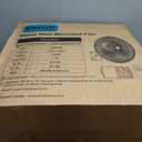 20" Wall Mounted Fan with Thermostat & Remote, Oscillating Fan