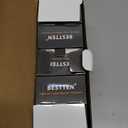 BESTTEN 5 Pack Super Slim Dimmer Light Switch for 300W Dimmable LED/CFL Lights and 600W Incandescent/Halogen, Single Pole/3Way LED Slide Dimmer, Wall Plate Included, ETL Listed, White