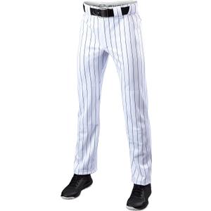 EvoShield Mens Pinstripe Open Bottom (Medium, White/Navy)