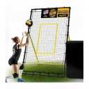 KuiBonu Volleyball Rebounder Net, 6 Adjustable Angles Volleyball Bounce Back Net, Volleyball Training Equipment with Carrybag, Also for Baseball, Lacrosse, Soccer Practicing - 7x4 Ft