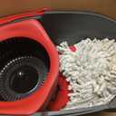 O-Cedar EasyWring Microfiber Spin Mop & Bucket Floor Cleaning System + 2 Extra Refills, Red/Gray