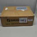 Snughome Console Table with Power Outlets, Entryway Table with Storage, Narrow Sofa Table with 3 Tier Shelves, 2 USB Ports, 2 Power Outlets, Hallway Table for Couch, Living Room, Entrance, Grey