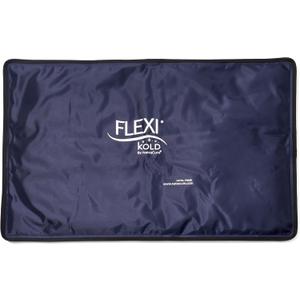 FlexiKold Extra Large Gel Soft Flexible Ice Pack for Injuries Ice Compress, Ice Pad, & Flat Ice Wrap for Post Surgery for Injuries of Shoulder, HIPS & Full Back XL Oversize 13 x 21.5