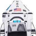 JOYIN Rocket Ship Play Tent Pop up Play Tent Kids Indoor Outdoor Spaceship Playhouse Tent Set