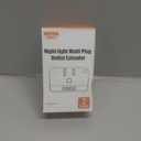 Mulit Plug Wall Outlet with USB C, 2 Pack Outlet Extender 2AC 1USBA 1USBC, 3 Way Plug Wall Splitter with Night Light, Multiple Plug Adapter for Travel Home Office PD 20W