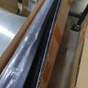 9FTx 2-3/8" x1-3/16 Aluminum Black Handrail with Screws & Nylon End Caps