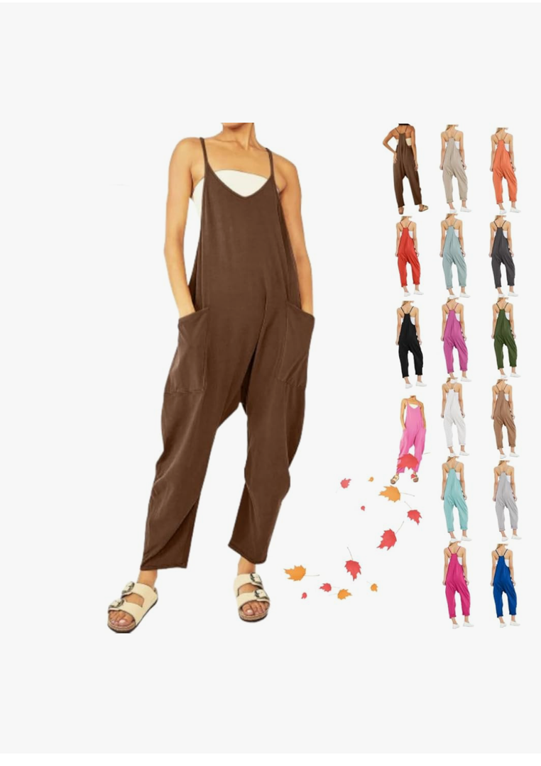 Lahloya Maternity Jumpsuit - Lahloya Pregnancy Jumpsuit, Maternity Oversized Jumpsuit Cotton Romper Maternity Romper Overalls , Size M