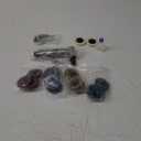 1/4 Inch Angle Air Die Grinder with 22 Pcs 2-Inch Roll Sock sanding Discs, Polished Color Angle Pneumatic Die Grinder, Air Die Grinder Kit