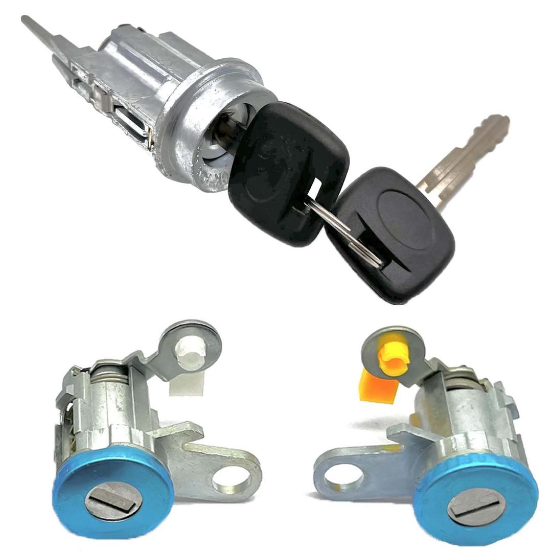 Door Lock Cylinders Ignition Switch with Keys Compatible with Toyota Tacoma 1995-2004 Replace 69005-35840 6905135070 6905735070