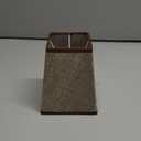 Lamp Shade Cover brown/beige 6"x3.5"X5"