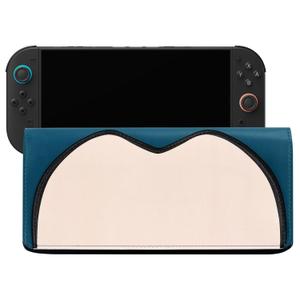 Cute Switch 2 Case for Nintendo Switch 2 2025/Switch 1/OLED, Slim Switch2 Carrying Case for Travel, PU Switch2 Storage Cases with 5 Game Card Holders, Magnetic Snap - Blue