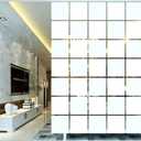 12Pcs White Hanging Room Divider,Wood-Plastic Room Divider DIY Panel Screens Partition Wall Dividers Room Decoration with All Accessories 11.4x11.4 Inch