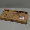 WEKIS 12 Inch Heavy Duty Floating Shelf Bracket, Wall Mounting Industrial Black Shelf Brackets, 1/5 Inch Thick Iron Metal Brackets for Shelves 6 Packs