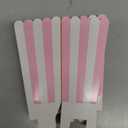 24 Pack Striped Popcorn Boxes - Carnival Parties Mini Paper Popcorn and Candy Containers, Party Supplies for Movie Nights (Pink)