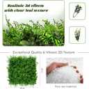 20"x20" (12P), Artificial Greenery Grass Wall Backdrop, UV-Anti | Faux Green Boxwood Panel for Patio Balcony Privacy, Green Hedge Ivy Fence Covering Privacy, Garden, Backyard Wall Home Decor