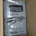 Depend Fresh Protection Adult Diapers, Incontinence Underwear for Men, Disposable, Maximum, Large, Grey,  36 Count