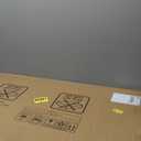 6FT Outdoor Metal Privacy Screen  Decorative Privacy Fence and Room/Garden Divider, Weather-Resistant Freestanding Panel with Stand, Durable Steel for Patio, Garden, Balcony, or Backyard (Black&Louvered)