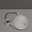 Brightown 10x Magnifying Mirror with Light, Flexible Gooseneck Make up Mirror with Lights and Magnification, Battery Operated Cordless with Suction Cups for Wall Bathroom Silver 1 Lighting