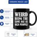 Birthday Gifts for Men Women - 11 Oz Coffee Mug Cup - Christmas Gifts Funny Unique Gift Ideas for Grandpa Dad Father Husband Him 30th 40th 50th 60th 70th 80th