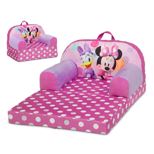 Delta Children  Minnie Mouse Cozee Buddy FlipOut Kids Chair, Pink