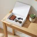 Gifts for Travelers & Hikers - National Park Decorative Books with Storage (Zion, Yosemite, Acadia) - Vintage Travel Decor Memory Box for Keepsakes, Coffee Table & Shelf Display (Set of 3) (Green-Red-Blue)