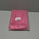 6 Pack Mesh Zipper Pouch Bags, Double Layer Nylon Pouch with Handle for Office Travel Organization (Hot Pink, A5)