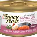 Fancy Feast Purina Gourmet Naturals Salmon and Shrimp (12 Pack) 3 oz (EXP 06/29/28)