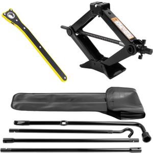 Spare Tire Jack Kit Compatible with 2004-2018 F150, Scissor Jack 2.5 Ton Heavy Duty Lifting Jack & Spare Tire Lug Wrench Tool Kit Replacement Tire Repair Tool
