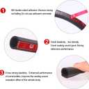 33Ft Weather Stripping, Weather Stripping Door Seal for Door Frame/Window Seal, D Shape Door Seal Strip Self-Adhesive Backing Seals Large Gap (from 5/16 inch to 11/20 inch)