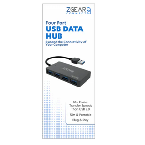 ZGEAR 4 PORT USB DATA HUB