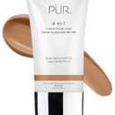PÜR MINERALS 4in1 Tinted Moisturizer with SPF 20  Hydrating Skin Tint Face Moisturizer, Primer & Foundation with Shea Butter, Aloe Vera & Vitamin B3  Vegan Friendly, Paraben Free (Tan)