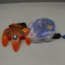2 Packs N64 Controllers, Classic N64 Bit 64 Wired Joystick for Ultra N64 Video Game System N64 Console (Jungle Blue and Orange)