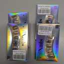 Red Christmas Fake Nails - Short Square Santa Hat, Candy Cane, Glitter Designs - 24 Pcs Glossy Full Cover Glue on Acrylic Nails for Women & Girls