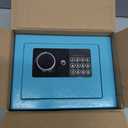 Digital Electronic Money Safe, Steel Security Lock Box with Keypad, Office Hotel Business Jewelry Gun Cash Safe, 0.23 Cubic Feet, 9.06" W x 6.69" D x 6.69" H