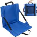 Folding Stadium Seat Cushion with Backrest, Portable Bleacher Pad for Camping,Lightweight Chair with Backrest for Outdoor Sports and Concerts, 15x15x4.5 inches