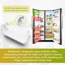 240334201 Refrigerator Door Shelf Bin Compatible with Frigidaire Kenmore, Replace AP2115843 891031 PS429846 FGEX26D6QF0 FFHS2611 Series FRS26H5ASBA and Kenmore 253 Fits Left Top Door Shelf