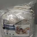 CozyLux Twin Comforter Set with Sheets Beige, 5 Pieces Bed in a Bag, Beige Comforter Twin Size, All Season Bedding Set with Stitch Quilted Comforter, Flat Sheet, Fitted Sheet, Pillowcases