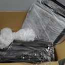 Calmootey Portable Closet Organizers, Clothing Storage, Wardrobe with 6 Shelves and Hanging Rod, Non-Woven Fabric Cover with 4 Side Pockets, Ash Grey