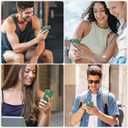 Miracase Compatible with iPhone 12 Case and iPhone 12 Pro Case, Liquid Silicone Gel Rubber Full Body Protection Shockproof Drop Protection Phone Case for iPhone 12/12 Pro 6.1 inch, Matcha Green