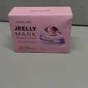 Jelly Mask for Facials Professional Natural Gel Masks - 10 Flavors Hydrating & Moisturizing Jelly Face Masks, Rose Hyaluronic Acid 24K Gold VC, Jelly Facial Mask with Jade Roller & Spatula Spa Use