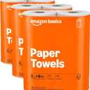 Amazon Basics 2-Ply Flex-Sheets Paper Towels, 6 Rolls = 20 Regular Rolls, 150 Sheets per Roll, Everyday Value
