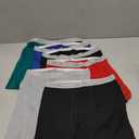 Hanes Men's Underwear Boxer Briefs Pack, Cool & Breathable Cotton Moisture-Wicking Underwear for Men, No Ride Up (Large, Blue/Green/Red - 6 Pack)