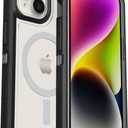 OtterBox Defender Screenless Case with MagSafe for iPhone 14 & iPhone 13 (ONLY) Non-Retail Packaging - Black Crystal - Antimicrobial