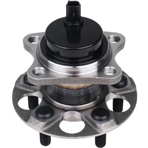 KUSATEC 512505 Rear Wheel Bearing and Hub Assembly Compatible with 2010-2015 Toyota Prius, 2012-2015 Plug-In, 5 Lug Bolts w/ABS