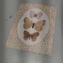 uniro Vintage Butterfly Canvas Wall Art, Bedroom Bathroom Shelf Retro Butterfly Illustration Room Decor, Canvas Prints, Posters Wall Decor Antique Paintings Home Farmhouse Wall Decor