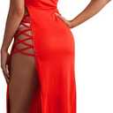Rave Outfits for Women Slutty Dresses for Women Gothic Clothes Goth Summer Dress Cyberpunk Techno Bondage, S