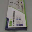 Electric Spin Scrubber, Cordless Cleaning Brush, Shower Scrubber with 8 Replaceable Brush Head, Power Cleaning Brush with Extension Handle, 2 Adjustable Speed, for Bathtub Grout Tile Floor (Brush, White)