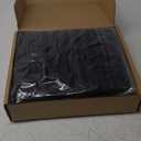 Amazon Basics Lightweight Super Soft Easy Care Breathable Comfortable Microfiber 4 Piece Bed Sheet Set with 14-Inch Deep Pockets, Full, Black, Solid